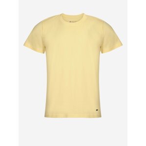 Pánské bavlněné tričko ALPINE PRO JEQOS žlutá