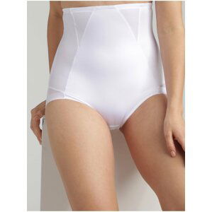 Bílé dámské stahovací kalhotky Playtex PERFECT WAISTLINER