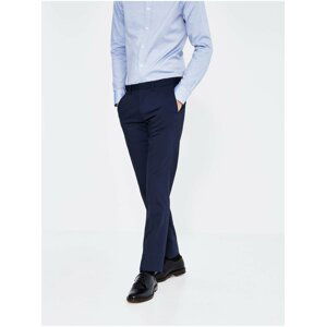 Tmavě modré pánské oblekové kalhoty Celio Dodiam