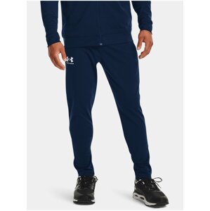 Tepláky Under Armour UA PIQUE TRACK PANT - tmavě modrá