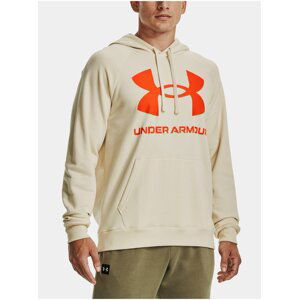 Mikina Under Armour UA Rival Fleece Big Logo HD - hnědá