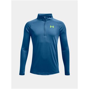 Tričko Under Armour UA Tech 2.0 1/2 Zip - modrá