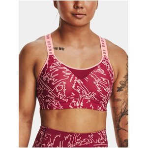 Podprsenka Under Armour UA Infinity High Print Bra - růžová