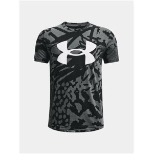 Tričko Under Armour UA BBALL BIG LOGO PRINTED SS - černá