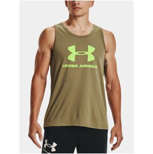 Tílko Under Armour UA SPORTSTYLE LOGO TANK - zelená