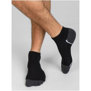 Sada tří pánských sportovních ponožek v černé barvě Dim SPORT IN-SHOE 3x