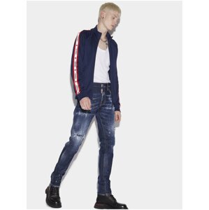 Tmavě modré pánské slim fit džíny DSQUARED2 Cool Guy