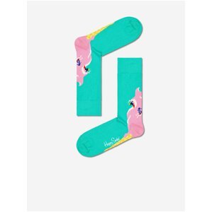 Tyrkysové vzorované ponožky Happy Socks Surfs Up