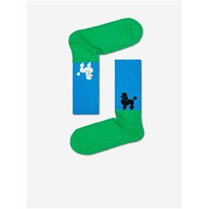 Modro-zelené vzorované ponožky Happy Socks Who Let The Dogs Out