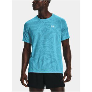 Tričko Under Armour UA Streaker Jacquard Tee - modrá