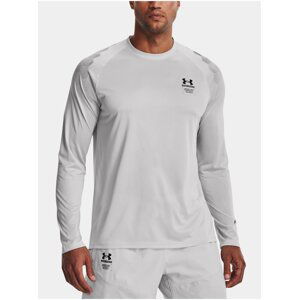 Tričko Under Armour UA Armourprint LS - šedá