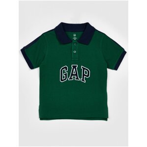 Zelené klučičí polo tričko logo GAP