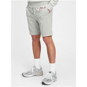 Šedé pánské kraťasy GAP mini arch short french terry