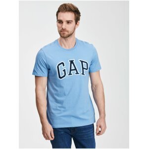 Modré pánské tričko organic logo GAP