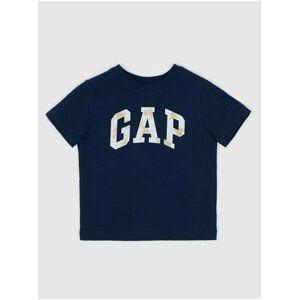 Tmavě modré klučičí tričko logo GAP