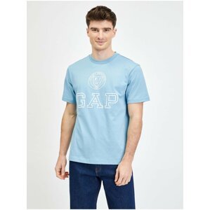 Modré pánské tričko organic logo GAP