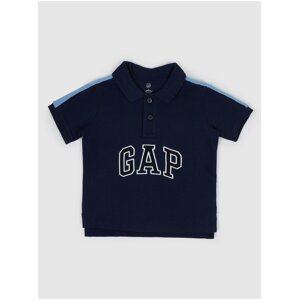 Tmavě modré klučičí polo tričko logo GAP