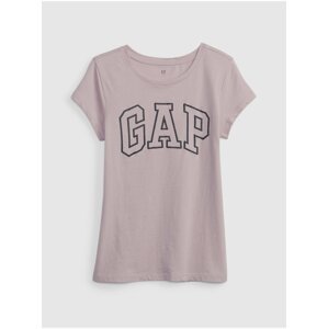 Fialové holčičí tričko s logem GAP