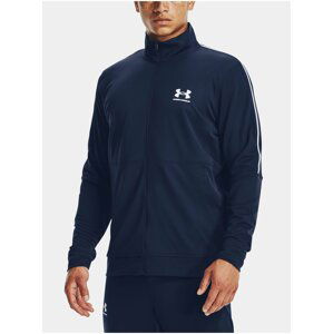 Bunda Under Armour UA PIQUE TRACK JACKET - tmavě modrá