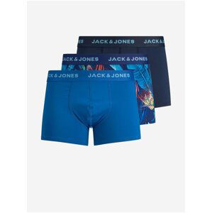 Sada tří boxerek v modré barvě Jack & Jones Canary