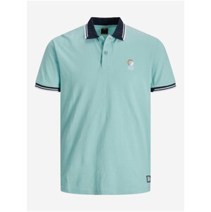 Světle modré polo tričko Jack & Jones Logan