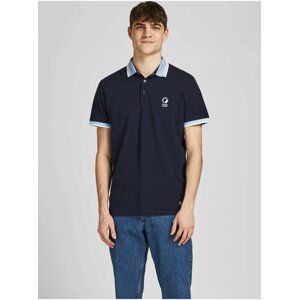 Tmavě modré polo tričko Jack & Jones Logan