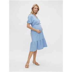 Modré těhotenské šaty Mama.licious Asia