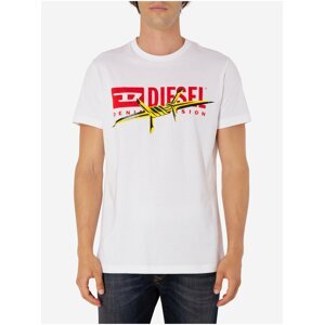 Bílé pánské tričko Diesel