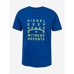 Modré pánské tričko Diesel Just