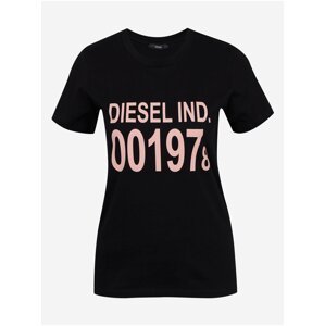 Černé dámské tričko Diesel Sily