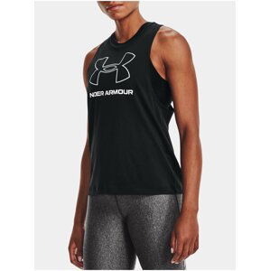 Tílko Under Armour UA SPORTSTYLE LOGO TANK - černá