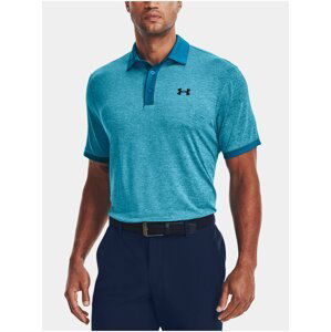 Tričko Under Armour UA Playoff Polo 2.0 Heather - modrá