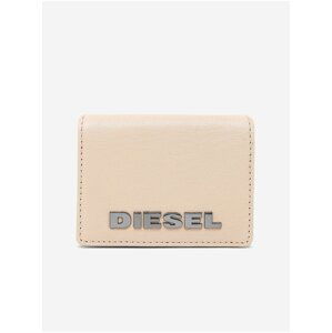 Béžová dámská kožená peněženka Diesel Lorettina