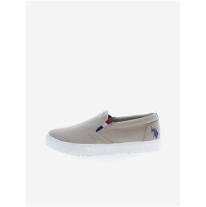 Béžové pánské slip on tenisky U.S. Polo Assn. Marc