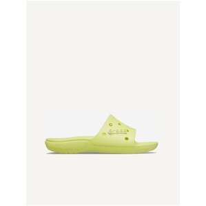 Světle zelené dámské pantofle Crocs Classic