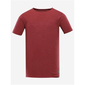 Červené pánské basic tričko NAX Mayens