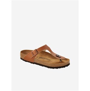 Hnědé žabky Birkenstock Gizeh