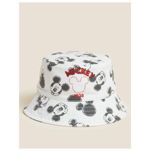 Dětský klobouk proti slunci Mickey Mouse™ z čisté bavlny (0–6 let) Marks & Spencer vícebarevná