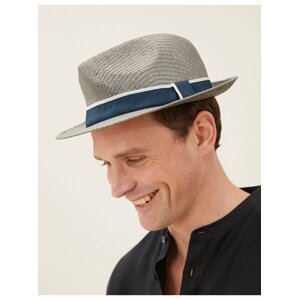 Splétaný měkký klobouk Marks & Spencer šedá