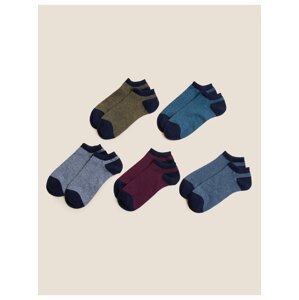 Sportovních ponožky Cool & Fresh™ s vysokým podílem bavlny, 5 párů Marks & Spencer vícebarevná