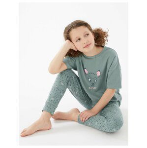 Pyžamo s motivem Bambi™ (1–16 let) Marks & Spencer zelená