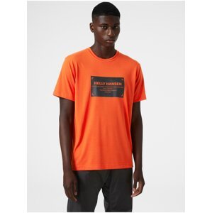 Oranžové pánské tričko HELLY HANSEN