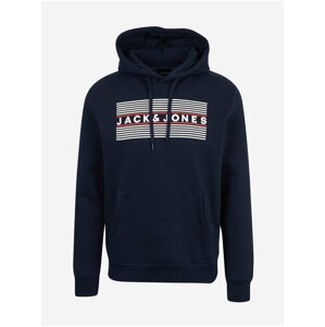 Tmavě modrá mikina s kapucí Jack & Jones Corp