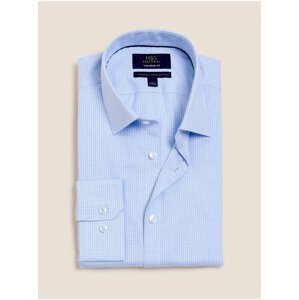 Košile mírně projmutého střihu se vzorem pepito, z čisté bavlny Marks & Spencer modrá