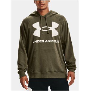 Mikina Under Armour UA Rival Fleece Big Logo HD - zelená