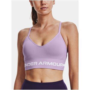 Podprsenka Under Armour UA Seamless Low Long Bra - fialová