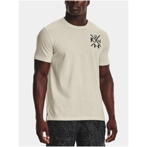 Tričko Under Armour UA Destroy All Miles Tee - hnědá