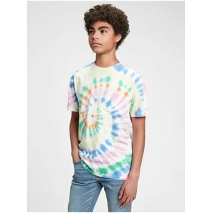 Barevné klučičí tričko GAP Teen organic cotton pocket t-shirt