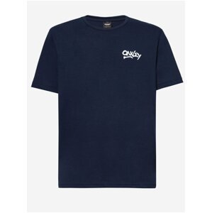 Tmavě modré pánské tričko Oakley