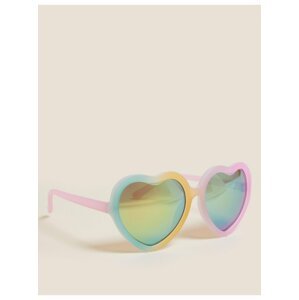 Dětské sluneční brýle ve tvaru srdce Marks & Spencer vícebarevná
